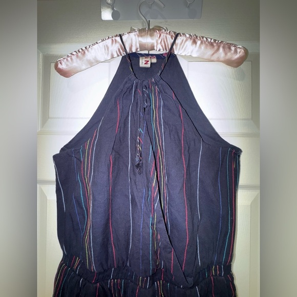 New Anthropologie Dolan Odille Striped Halter Jumpsuit Size S. GUC - Picture 2 of 16